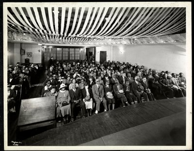 Taken from the Stage of an Audience at a Coloured Party in the Auditorium of the New York Association for the Blind, 111 New York East 59th Street, New York, 1937 by Byron Company